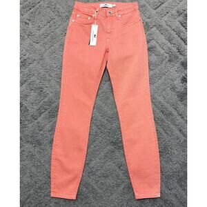 VINEYARD VINES SALMON HIGH RISE SKINNY JEANS WOMENS SIZE 24 NWT MSRP 178$